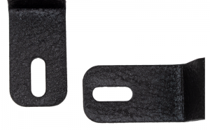 Jeep Gladiator Mounting Brackets - Fishbone Offroad - Auxiliary Light Mounting Bracket - Black textured powder coat - 2020