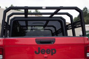 Jeep Gladiator Truck Bed Rack - Fishbone Offroad - Full Tackle Rack - Black Powdercoat - 2020+