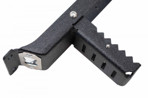 Jeep Gladiator Truck Cab Side Step - Fishbone Offroad - Door Mounted - Black - 2020+