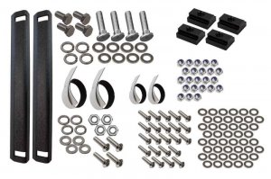 Jeep Gladiator Truck Bed Rack - Fishbone Offroad - Chase Rack W/Molle Panel - Black - 2020+