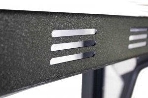 Jeep Gladiator Truck Bed Rack - Fishbone Offroad - Chase Rack W/Molle Panel - Black - 2020+