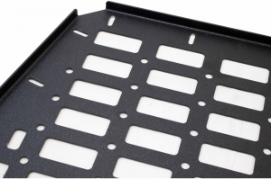 Jeep Gladiator Molle Panel - Fishbone Offroad - Fishbone Offroad JT Bed Window Panel - Black Textured - 2020+