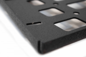 Jeep Gladiator Molle Panel - Fishbone Offroad - Fishbone Offroad JT Bed Window Panel - Black Textured - 2020+