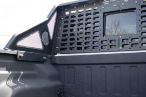 Jeep Gladiator Molle Panel - Fishbone Offroad - Fishbone Offroad JT Bed Window Panel - Black Textured - 2020+