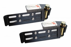 Jeep Gladiator Foot Peg Set - Fishbone Offroad - Steel - Black - 2020+