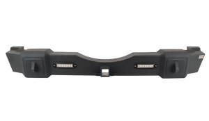 Jeep Wrangler JK Rear Bumper - Rear - Fishbone Offroad - Black Textured - `07-`18