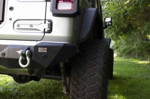 Jeep Wrangler JL Rear Bumper - Rear - Fishbone Offroad - Mako - Black textured powder coat - 2018