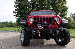 Jeep Gladiator Bumper - Front - Fishbone Offroad - Mako - Black textured powder coat - 2020