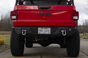 Jeep Gladiator Bumper - Rear - Fishbone Offroad - Mako - Black textured powder coat - 2020+