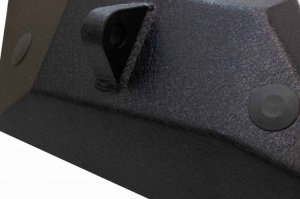 Jeep Gladiator Bumper - Rear - Fishbone Offroad - Mako - Black textured powder coat - 2020+