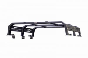 Jeep Gladiator Truck Bed Rack - Fishbone Offroad - Half Height Tackle Rack - Black - 2020+
