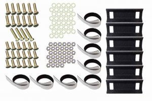 Jeep Gladiator Truck Bed Rack - Fishbone Offroad - Half Height Tackle Rack - Black - 2020+