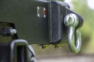 Jeep Wrangler JL Rear Bumper Delete - Rear - Fishbone Offroad - Black Powder Coated - 2018