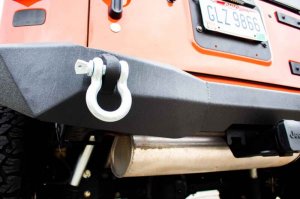 Jeep Wrangler JK Rear Bumper - Rear - Fishbone Offroad - Mako - Black - `07-`18