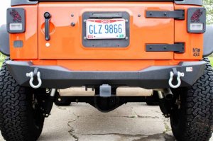Jeep Wrangler JK Rear Bumper - Rear - Fishbone Offroad - Mako - Black - `07-`18