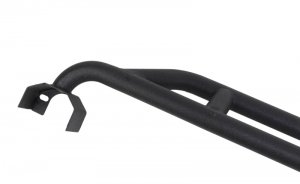 Jeep Wrangler JK Rock Sliders - Fishbone Offroad - Black Textured - `07-`18