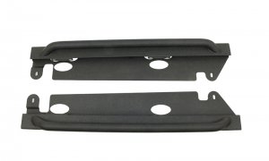 Jeep Wrangler JK Rock Slider - Fishbone Offroad - Black Textured Powdercoat - `07-`18