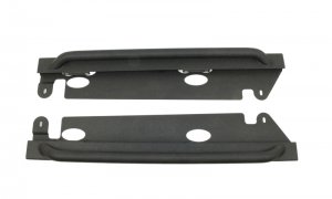 Jeep Wrangler JK Rock Slider - Fishbone Offroad - Black Textured Powdercoat - `07-`18