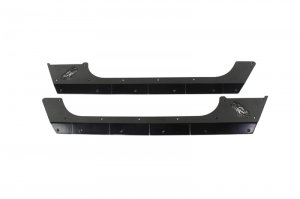 Jeep Wrangler JK Rocker Guard - Fishbone Offroad - Scale Armor - Gloss Black - `07-`18