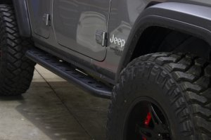 Jeep Wrangler JL Side Steps - Fishbone Offroad - Black - 2018