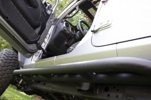 Jeep Wrangler JL Side Steps - Fishbone Offroad - Black - 2018