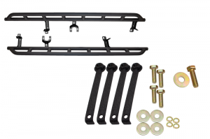 Jeep Gladiator Rocker Guard - Fishbone Offroad - Fishbone Offroad FB23142 - Black textured powder coat - 2020+