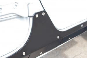 Jeep Gladiator Body Armor - Fishbone Offroad - Scale Armor - Gloss Black - 2020+