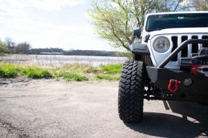 Jeep Gladiator Fender Flares - Front - Fishbone Offroad - Steel - Black - 2020+