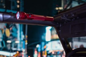 Jeep Gladiator Flashlight Mount - Front - Fishbone Offroad - Black - 2020