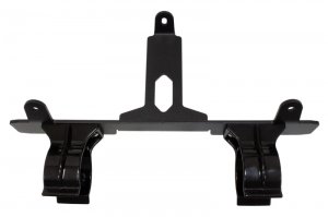 Jeep Wrangler JL Flashlight Holder - Rear - Fishbone Offroad - Black - 2018