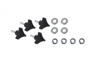 Jeep Wrangler JK Wheel Well Storage Bins - Fishbone Offroad - FB25102 - Black - `07-`18