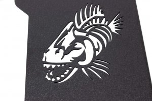 Jeep Wrangler JK Interior Storage Rack - Fishbone Offroad - Black - `07-`18