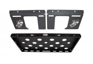 Jeep Wrangler JK Interior Storage Rack - Fishbone Offroad - Black - `07-`18