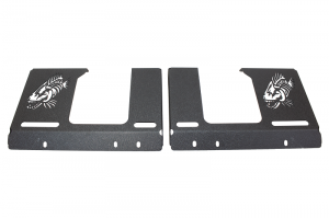 Jeep Wrangler JK Interior Storage Rack - Fishbone Offroad - Black - `07-`18