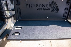 Jeep Wrangler JL Tailgate Table - Fishbone Offroad - Black - 2018