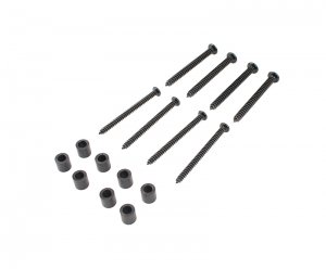 Jeep Wrangler JK Tail Light Cover - Rear - Fishbone Offroad - Black Textured Powdercoat - `07-`18