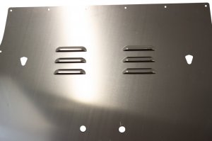 Jeep Wrangler JK Hood Louver - Fishbone Offroad - Raw Unpainted - `07-`18