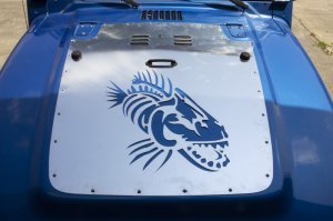 Jeep Wrangler JK Hood Louver - Fishbone Offroad - Black - `97-`02