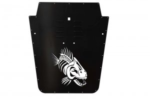 Jeep Wrangler JK Hood Louver - Fishbone Offroad - Black - `07-`18