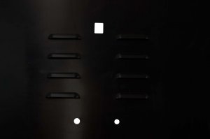 Jeep Wrangler JK Hood Louver - Fishbone Offroad - Black - `07-`18