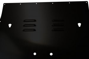 Jeep Wrangler JK Hood Louver - Fishbone Offroad - Black - `07-`18