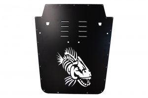 Jeep Wrangler JK Hood Louver - Fishbone Offroad - Black - `07-`18