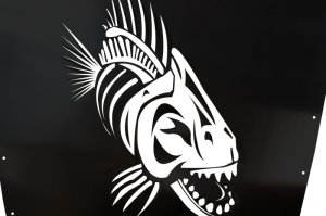 Jeep Wrangler JK Hood Louver - Fishbone Offroad - Black - `07-`18