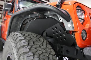 Jeep Wrangler JK Inner Fender Kit - Front + Rear - Fishbone Offroad - Black - `07-`18