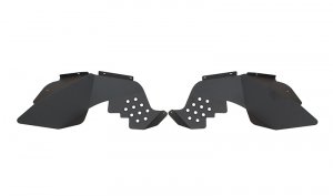 Jeep Wrangler JK Inner Fender Kit - Front - Fishbone Offroad - Black - `07-`18