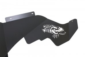 Jeep Wrangler JK Inner Fender Kit - Front + Rear - Fishbone Offroad - Logo - Black - `07-`18