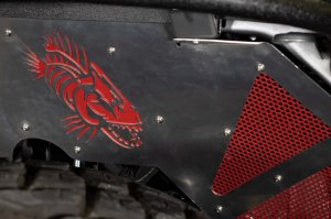 Jeep Gladiator Fenders - Front - Fishbone Offroad - Raw Aluminum Inner - 2020