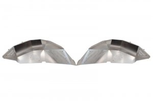 Jeep Gladiator Inner Fender Kit - Rear - Fishbone Offroad - Raw Aluminum - 2020