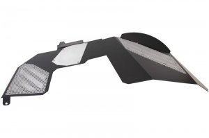 Jeep Gladiator Inner Fender Kit - Front - Fishbone Offroad - Black Powdercoat - 2018