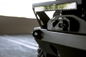 Jeep Gladiator Front Bumper - DV8 Offroad - FS-25 Stubby with Plated Bull Bar - `20-`23